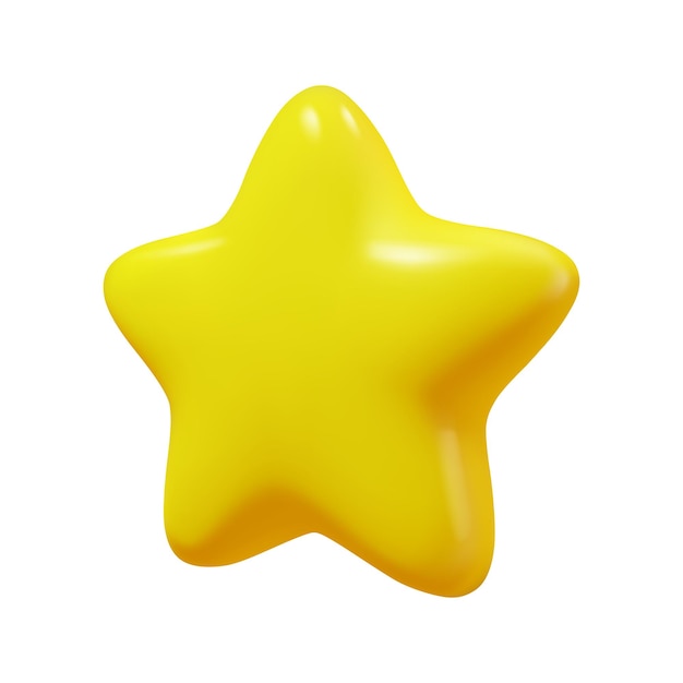 D-Stern leuchtendes goldenes Körpersymbol
