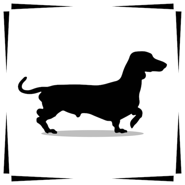 Dachshund-Silhouette-Ikonen