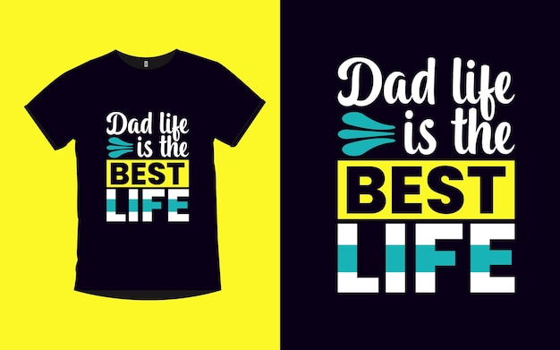 Daddy will always be my mentor zitiert typografie-t-shirt-design
