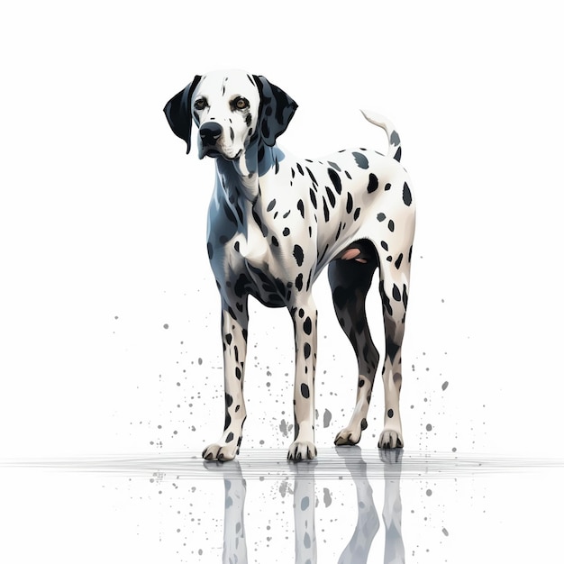 Vektor dalmatiner-hundevektor