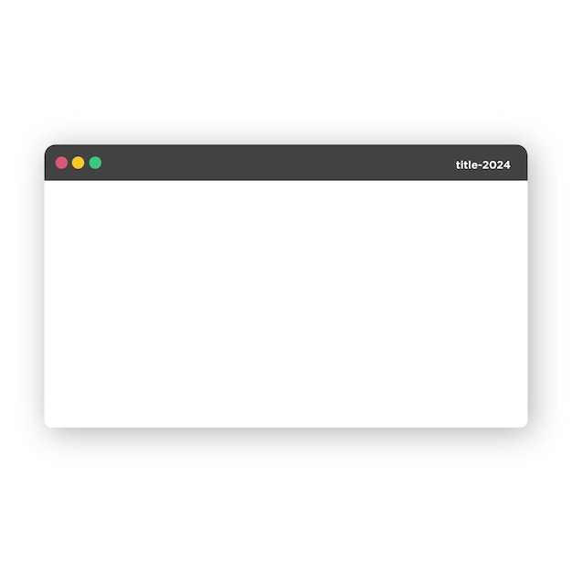 Dark Mode MacOS-Fensterentwurf