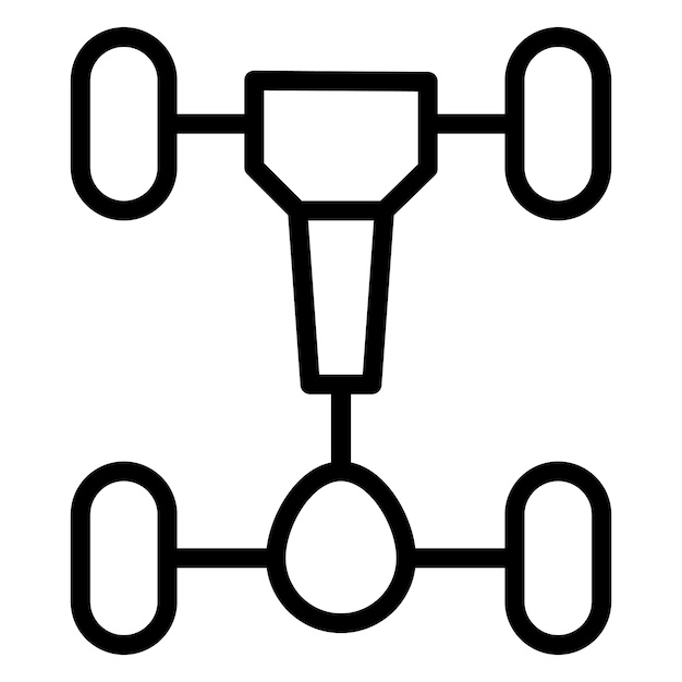 Darstellung des Fahrgestellsvektors