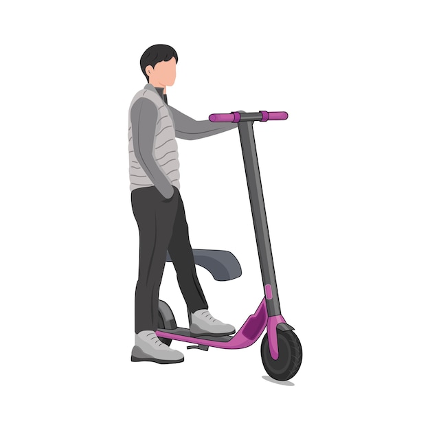 Darstellung eines Roller