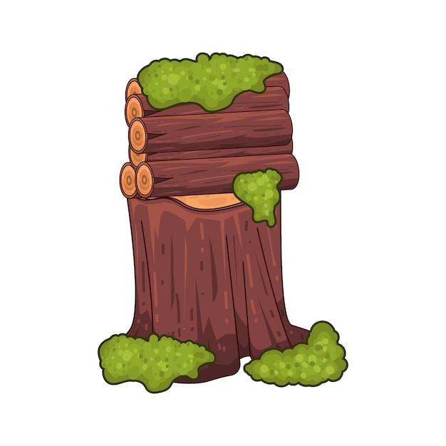 Darstellung von Holz