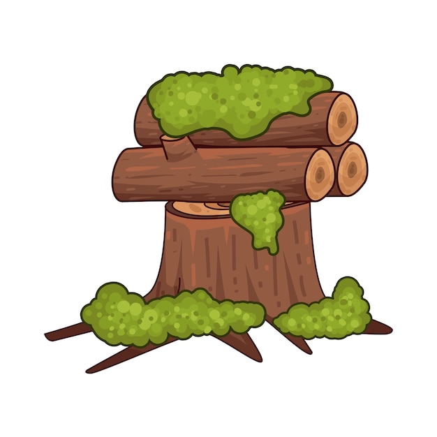 Darstellung von Holz