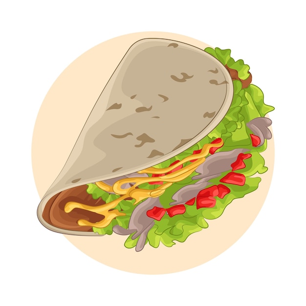 Darstellung von Tacos