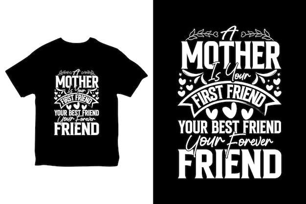 Vektor das beste typografische zitatdesign der mutter aller zeiten für muttertags-t-shirt-design