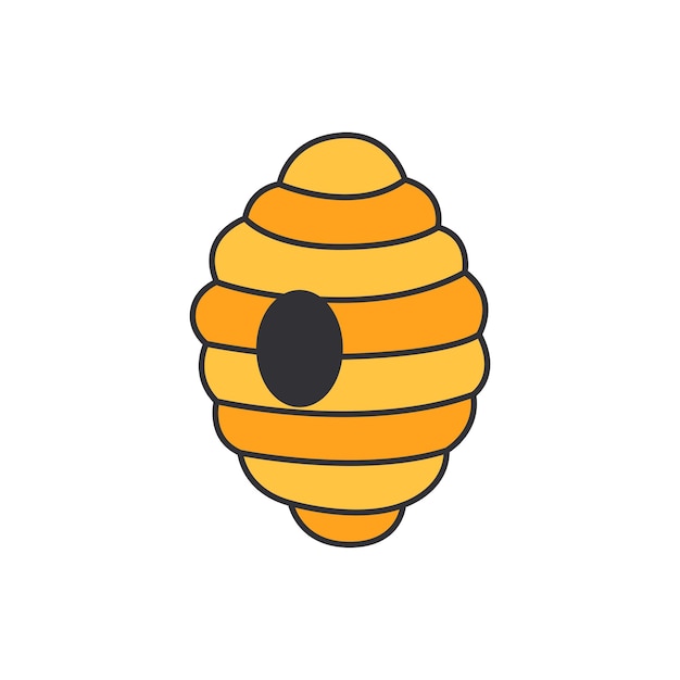 Das bienenstock-symbol