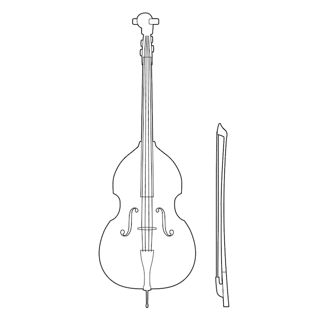 Vektor das cello