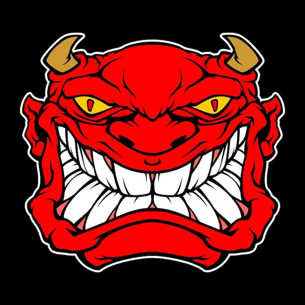 Vektor das demonface-logo