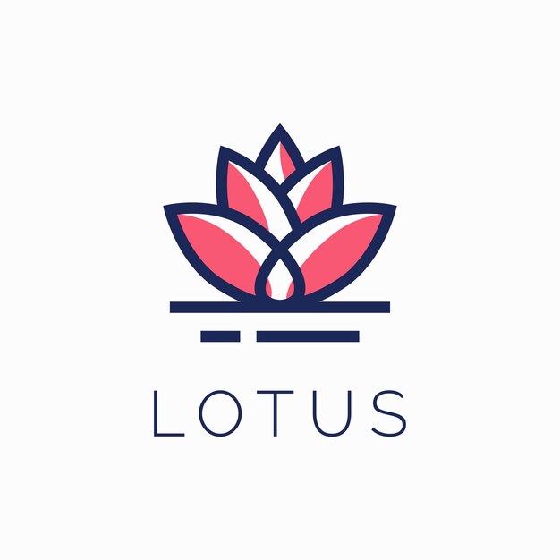 Vektor das lotus-logo-design