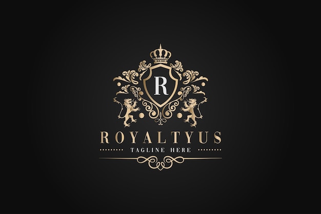 Vektor das luxury royal logo