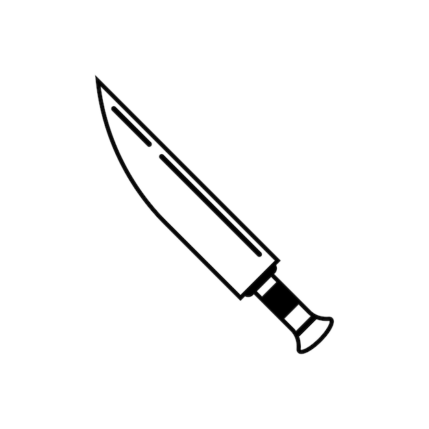 Das messer-symbol