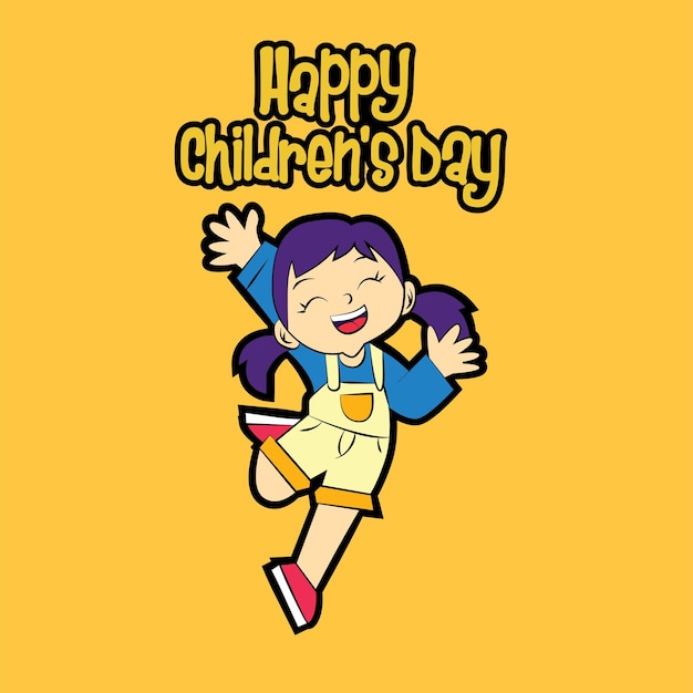 Das reiche kinderillustrationsdesign für die kindertagsveranstaltung