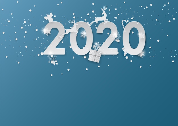 Das Ren springend im Hintergrund 2020