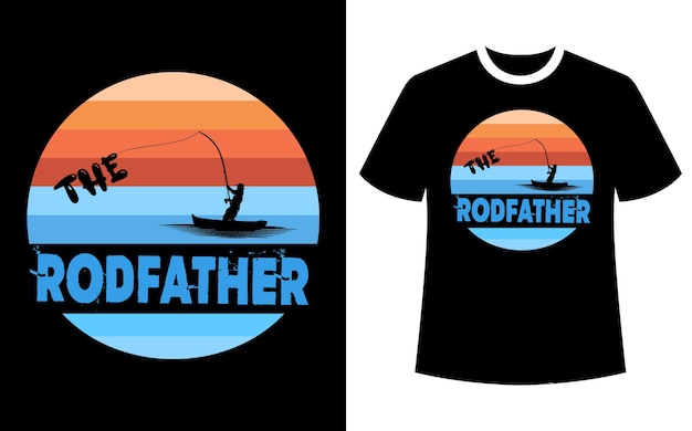 Vektor das rodfather-t-shirt-design