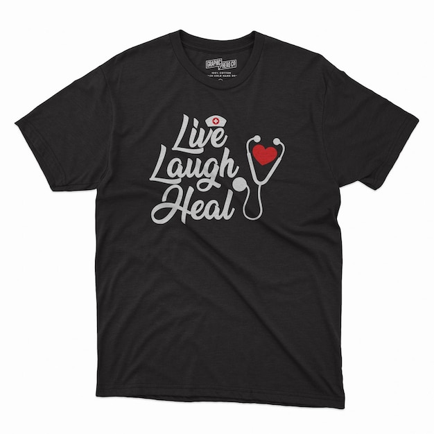Das T-Shirt-Design der Krankenschwester