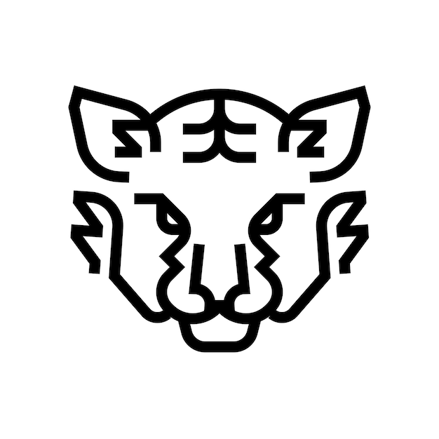 Vektor das tiger-logo