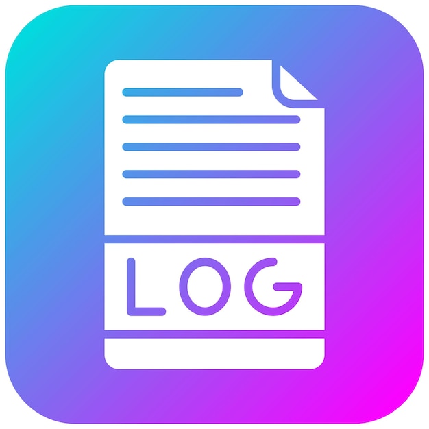 Das Vektor-Symbol "Logs" kann für Computerprogrammierung verwendet werden.