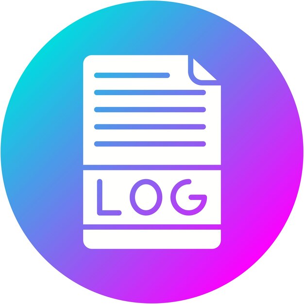 Das Vektor-Symbol "Logs" kann für Computerprogrammierung verwendet werden.