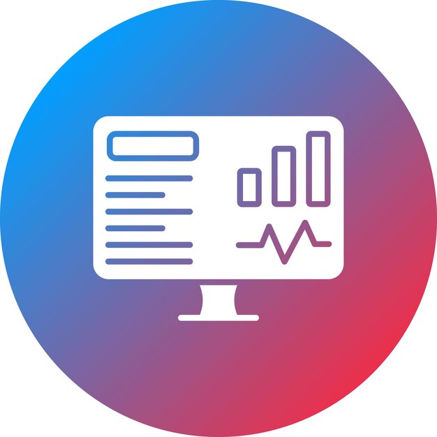 Das Vektorbild des Dashboard-Symbols kann für die Computerprogrammierung verwendet werden