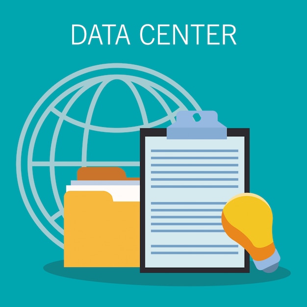 Data Center-Ordner und Zwischenablage