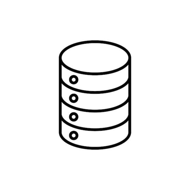 Database-Logo-Satzvektor