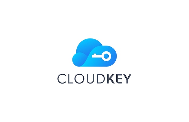 Daten- und cloud-logo-designvorlagen