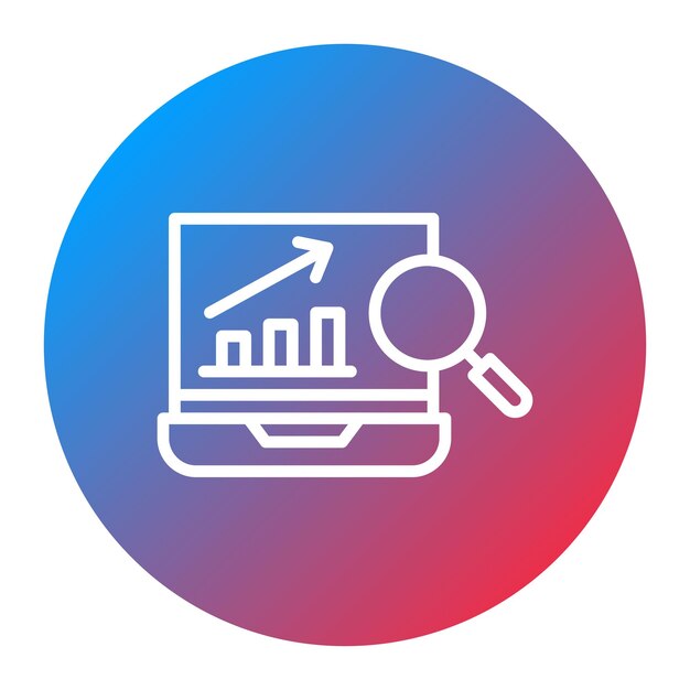 Datenanalyse-Symbol-Vektorbild Kann für die Geschäftsleistung verwendet werden