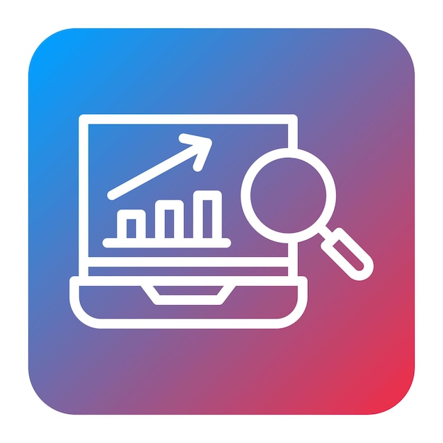 Datenanalyse-Symbol-Vektorbild Kann für die Geschäftsleistung verwendet werden