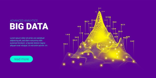 Datenfluss auf digitalem Technologiehintergrund