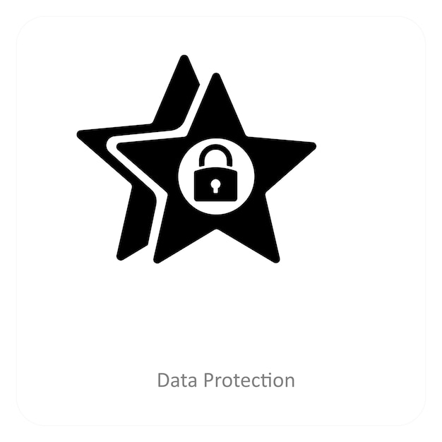 Datenschutz- und DSGVO-Icon-Konzept
