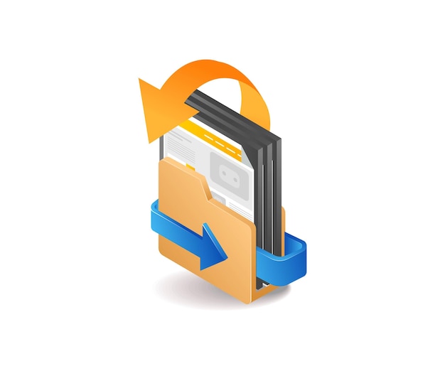 Datenvorlagen für Web-Blog-Design-Dateien in einem Ordner