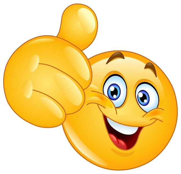 Daumen nach oben Emoticon
