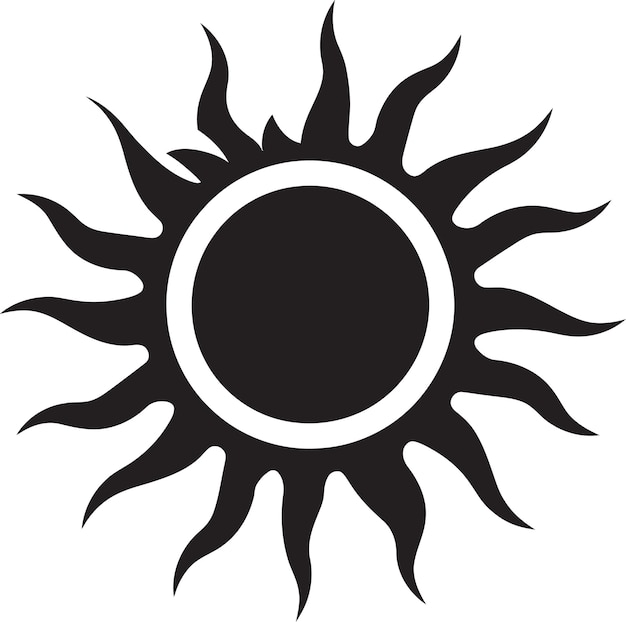 Vektor daybreak design sun badge sunshine spark sun logo icon (sonnenschein für den sonnenaufgang)