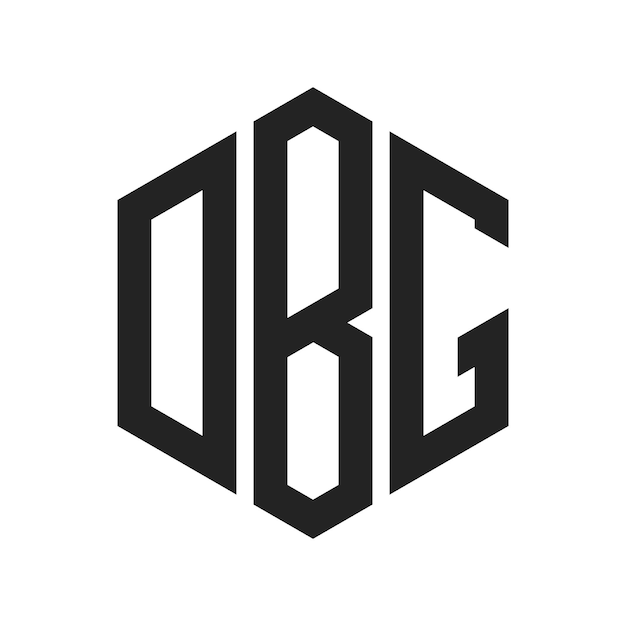 DBG-Logo-Design Anfangsbuchstaben DBG-Monogramm-Logo mit sechseckiger Form