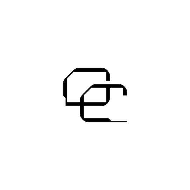 DC-Monogramm-Logo-Design, Buchstabe, Text, Name, Symbol, einfarbig, Logo, Alphabet, Zeichen, einfaches Logo
