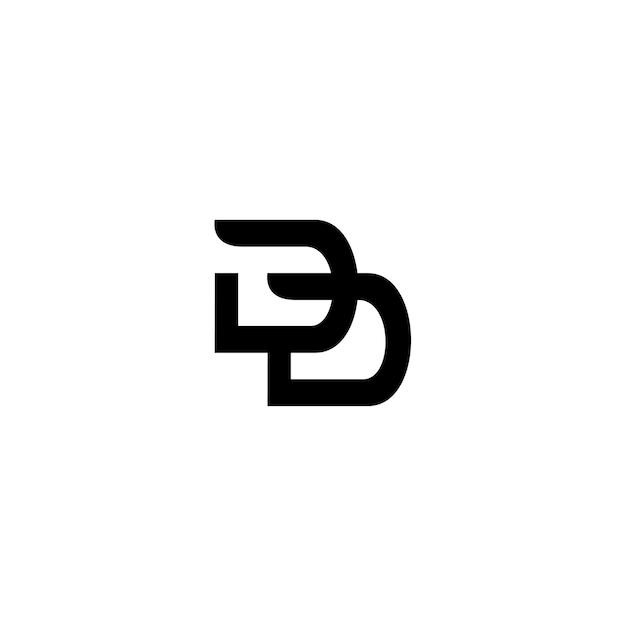 DD-Monogramm-Logo-Design, Buchstabe, Text, Name, Symbol, monochromes Logo, Alphabet-Zeichen, einfaches Logo