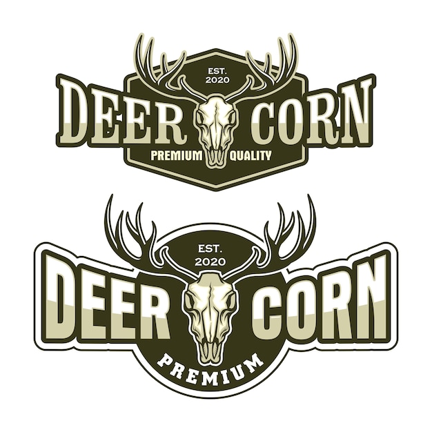 Deer corn logo.