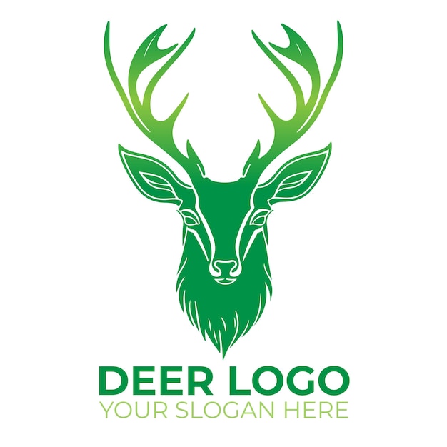 Vektor deer logo