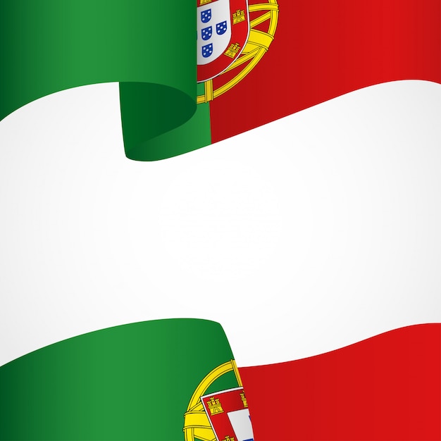 Dekoration der portugal-flagge