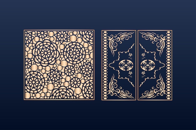 Dekorative elemente bordüre rahmen bordüren muster islamische musterdateien dxf lasergeschnittene platte islamisch