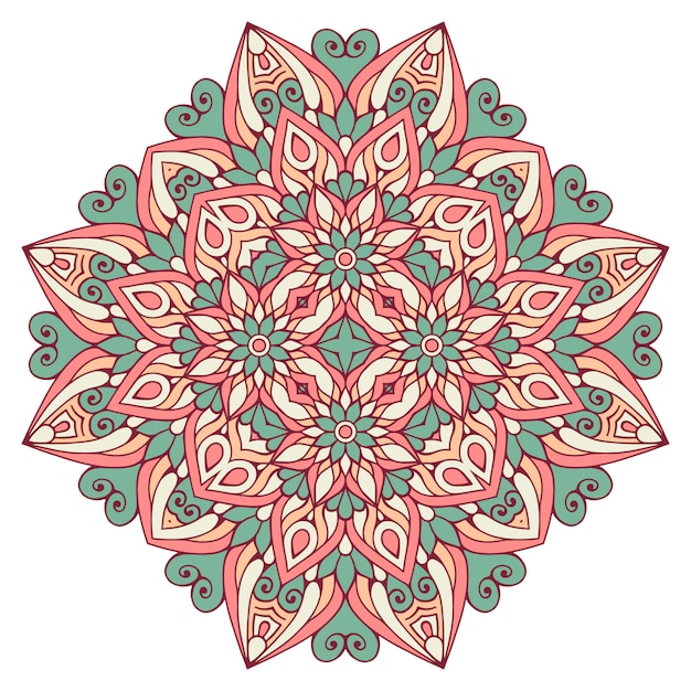 Dekorative geometrische Fliesenillustration