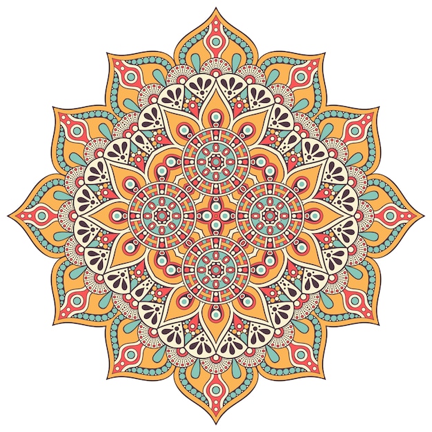 Dekorative geometrische Fliesenillustration