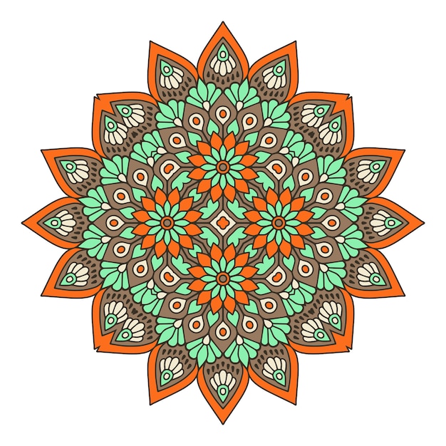Dekorative geometrische Fliesenillustration