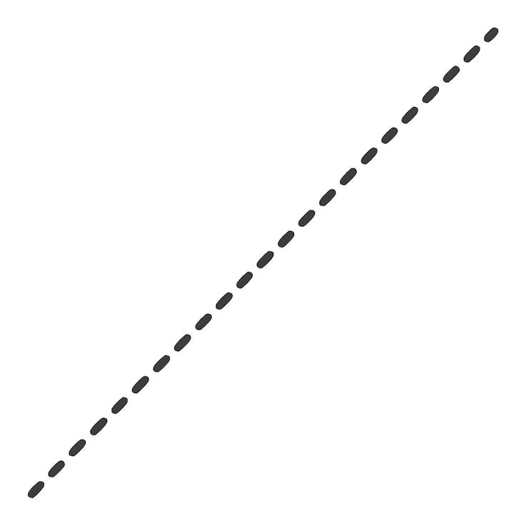 Vektor dekorative horizontale vertikale gerade punktlinie moderne art vektor-grafikdesign png-elemente