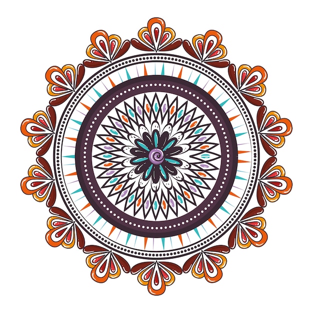 Dekorative ikone der mandala