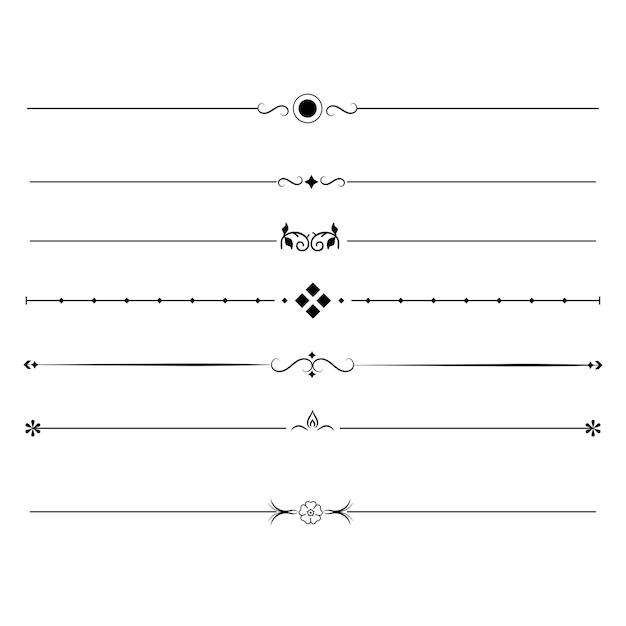 Dekorative linien vektorgrafiken und grafiken stock