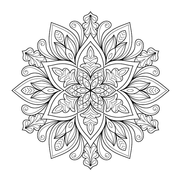 Dekorative Mandala-Designs zum Ausmalen für Erwachsene