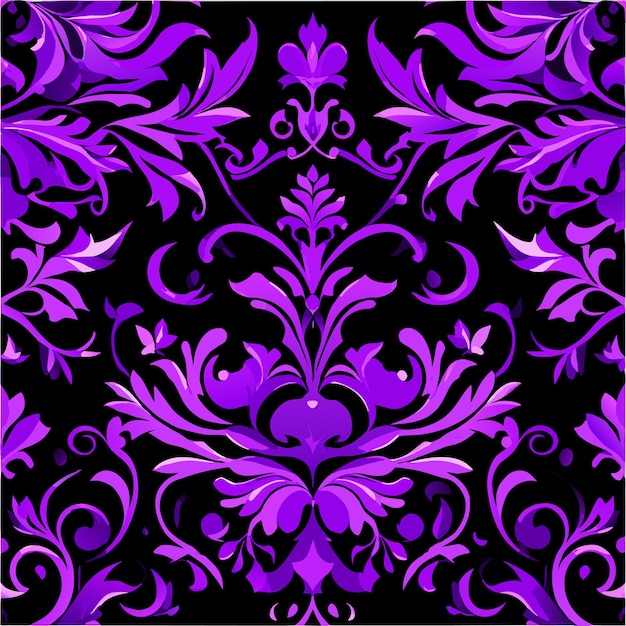 Dekorativer Hintergrund mit einem lila Damastmuster
